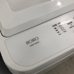 安心の1年間保証付き！RORO全自動洗濯機2024年製5.5kg【