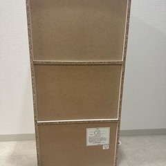 不二貿易 カラーボックス 3段 白の画像