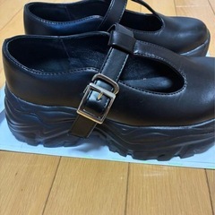 グレイル　厚底Tストラップシューズ 24cmの画像