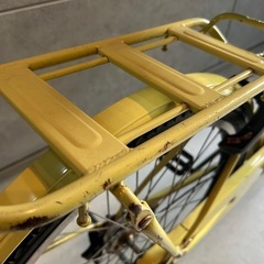 シティサイクル 黄色　ブリヂストン　ステップクルーズ　カゴサドル新品の画像