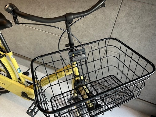 シティサイクル 黄色　ブリヂストン　ステップクルーズ　カゴサドル新品 シティサイクル 黄色 ブリヂストン ステップクルーズ カゴサドル新品