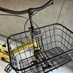 シティサイクル 黄色　ブリヂストン　ステップクルーズ　カゴサドル新品の画像