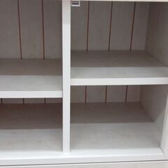 ★リユースのサカイ高崎店★TJ12387 (株)ニトリ 収納棚 アイボリー H92.2×D36×W58.5 クリーニング済みの画像
