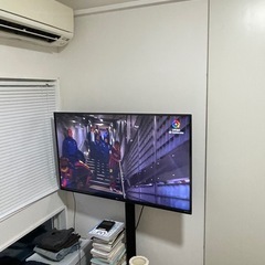 LG 49inch テレビ+TVスタンドの画像