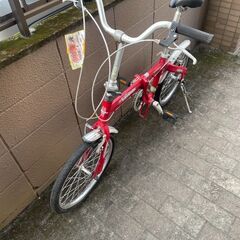 リサイクルショップどりーむ荒田店　No404 自転車　ミニベロ　２０インチ　CARIBOU　LIGHT　ギア切り替え６段変速　軽量アルミフレームで軽快に走ります♪の画像