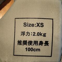 ライフジャケット　幼児用　100cm　目安3〜5歳の画像