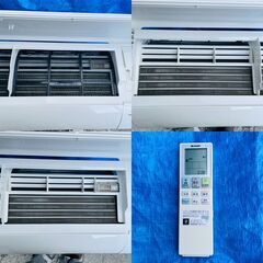 【❗️✨省エネタイプ✨❗️】SHARP🌟エアコ 2.2kW✨6畳用🌟AC-J22AW✨2019年製❗️の画像