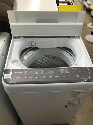 【ジャングルジャングル石津店】Panasonic　パナソニック　NA-FA60PB14　2021年式　ビッグウェーブ洗浄　からみほぐし