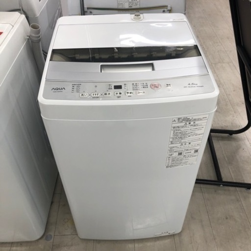安心の1年間保証付き！AQUA全自動洗濯機2024年製4.5kg【トレファク堺福田店】