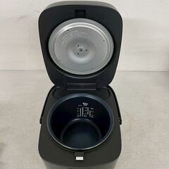【NITORI】ニトリ マイコン炊飯ジャー BN201BK 2022年製 3合炊き 炊飯器 生活家電 動作確認済 ブラック 黒家電 キッチン用品 Y2022の画像