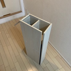 未使用　新品　ニトリ　トイレ収納　トュールホワイトウォッシュ　の画像