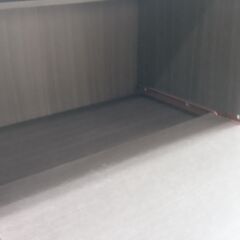★リユースのサカイ高崎店★TJ12389  レンジ台 ダークブラウン H89×D39.5×W60 クリーニング済みの画像
