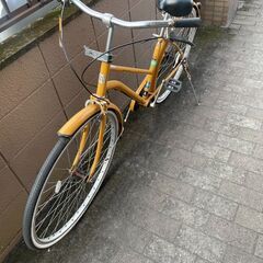リサイクルショップどりーむ荒田店　No397 訳アリ格安自転車　２７インチ　ホイール前後若干振れあり　走行可能　の画像