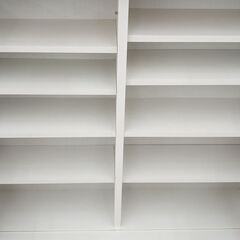 ★リユースのサカイ高崎店★TJ12391  本棚 白 H93.5×D26×W106 クリーニング済みの画像