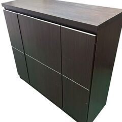 都内23区配送無料✨設置まで❗️ニトリ　シューズボックス　ダークブラウン　美品 都内23区配送無料✨設置まで❗️ニトリ シューズボックス ダーク