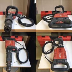 【動作確認済み】　HILTI/ヒルティ　コンクリートブレーカー/電動ハンマ/電動ハツリ機/はつり機　TE905-AVR　100V　ビット・ケース付きの画像