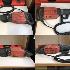 【動作確認済み】　HILTI/ヒルティ　コンクリートブレーカー/電動ハンマ/電動ハツリ機/はつり機　TE905-AVR　100V　ビット・ケース付きの画像