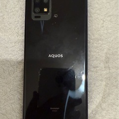 ジャンク SHARP AQUOS zero6 SHG04 ブラックの画像
