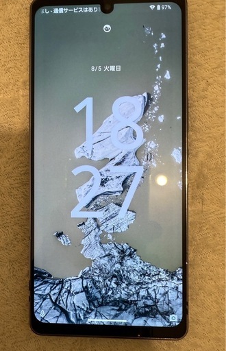 ジャンク SHARP AQUOS zero6 SHG04 ブラック