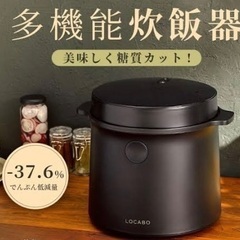 糖質カット炊飯器　ロカボの画像