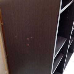 ★リユースのサカイ高崎店★TJ12392  本棚 ダークブラウン H107×D41.5×W90 クリーニング済みの画像