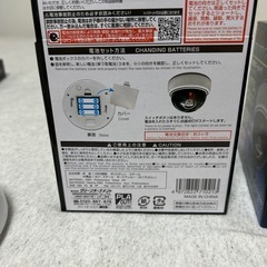 未使用 ダミー防犯カメラ2台の画像