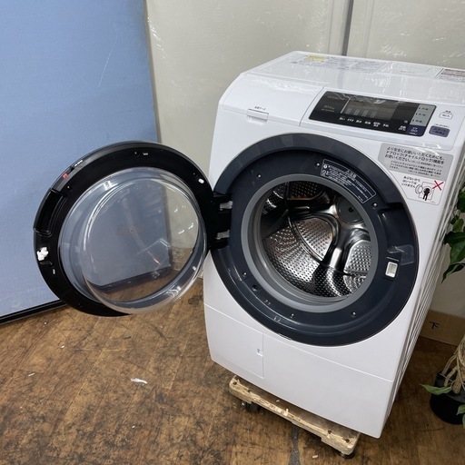 R733 ☀️ ジモティー限定特別価格！ HITACHI ドラム式洗濯乾燥機 (洗濯：10㎏ 乾燥：6㎏) 17年製 BD-SG100