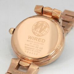 動作品 SEIKO WIRED クオーツ式腕時計 5Y66-0AM0 3針 デイデイト 24時間針 レッドダイヤル 25年8月電池交換 札幌市 清田区 平岡の画像