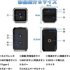新品未使用未開封品です❣️ バイク用ドライブレコーダー 二輪 ドラレコ 自転車 4Kカメラ WiFi ❣️❣️の画像