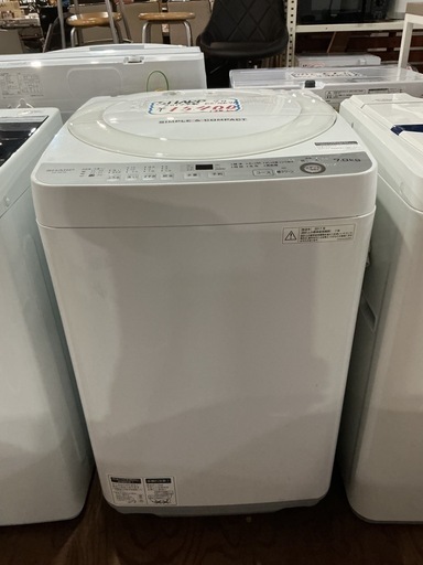 【美品】送料無料★SHARP 7kg 洗濯機【ES-GE7B】 楽天市場】シャープ es-ge7bの通販
