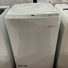 ファミリー向け🧑‍🧑‍🧒💕 7.0㎏　SHARP 2017年製 ES-GE7B 白 洗濯機の画像