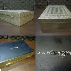 ZARA HOME 小物入れ 2点セット ジュエリーケース アンティーク調 オブジェ ザラホーム 札幌市 新道東店の画像