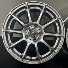MID SCHNEIDER マルカサービス シュナイダー 社外ホイール 17インチ 4本 7J5HPCD114.3+48 60プリウス CX-5 エクストレイル等　(SHC002)の画像