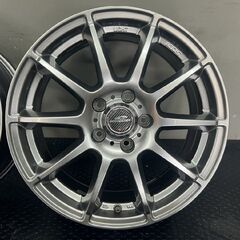 MID SCHNEIDER マルカサービス シュナイダー 社外ホイール 17インチ 4本 7J5HPCD114.3+48 60プリウス CX-5 エクストレイル等　(SHC002)の画像