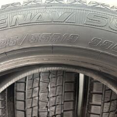 GOODYEAR ICENAVI SUV 225/55R19 19インチ スタッドレス 4本 バリ溝 80ハリアー エクストレイル 40アルファード CX-5 CX-8等　(STN002)の画像