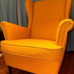 IKEA STRANDMON チェア&オットマンの画像