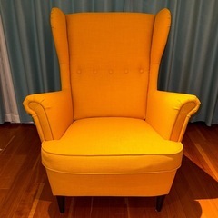 IKEA STRANDMON チェア&オットマンの画像