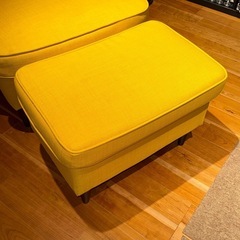 IKEA STRANDMON チェア&オットマンの画像