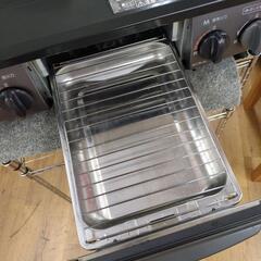 J582 ★グリル使用感★2021年製★Rinnai★都市ガスコンロ★水無し片面焼きグリルの画像