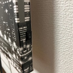 ニトリ　LEDライト付き　ニューヨーク夜景キャンバスポスターの画像