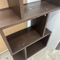 ★リユースのサカイ高崎店★TJ12390  棚 ダークブラウン H112.5×D26.5×W59 クリーニング済みの画像