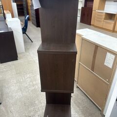 ★リユースのサカイ高崎店★TJ12390  棚 ダークブラウン H112.5×D26.5×W59 クリーニング済みの画像