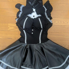 【※ワンピースのみ】ロココノワールレザーメイド【Malymoon/マリームーン】の画像