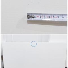 ニトリ 組み合わせフリーデスク プレフェ  118cm ホワイト 天板 脚 セットの画像