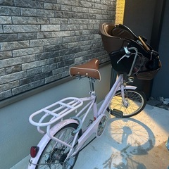 子乗せ付き自転車　使用期間半年　非電動式　自転車　OGK colocoの画像