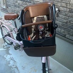 子乗せ付き自転車　使用期間半年　非電動式　自転車　OGK colocoの画像
