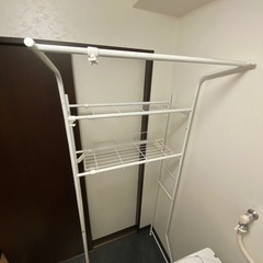 洗濯機ラックハンガーの画像