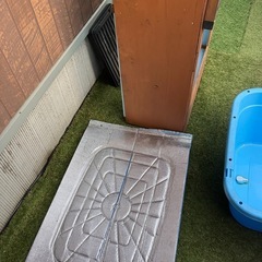 １２０Ｌ　濾過装置一式　１２０Ｌタライ断熱材付きカバー付き　DIY製の画像