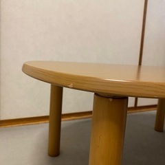 ニトリ　ローテーブル　豆型の画像