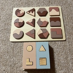 型はめパズル2個セットの画像